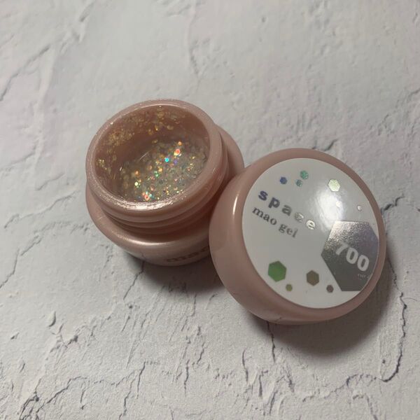 残量9割 maogel 700 space スペース カラージェル マオジェル ラメ セルフネイル