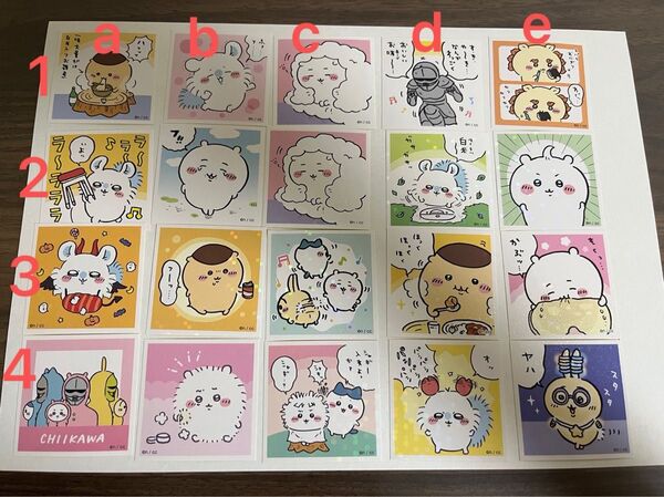 ちいかわ シールコレクション 10枚300円