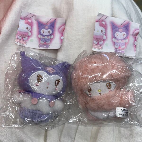 サンリオ ガチャ ぬいぐるみ クロミ+ピアノ ボールチェーン3 マスコット キーホルダー ガチャガチャ サンリオキャラクターズ