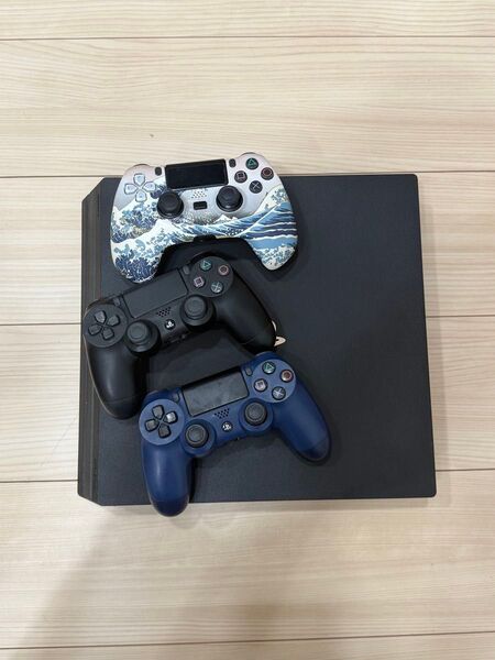 PlayStation 4 pro 1TB +コントローラー3個セット