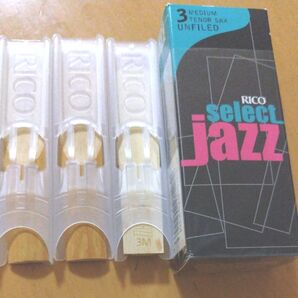 RICO SELECT JAZZ テナーサックスリード 3枚入り