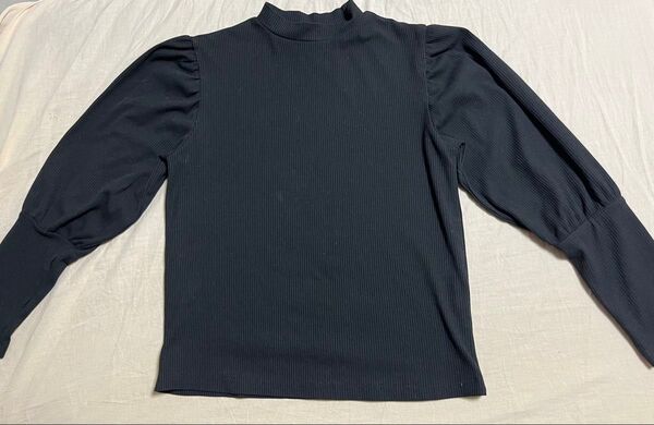 シーインSHEIN 黒 長袖トップス カットソー 11-12Y 150 キッズ