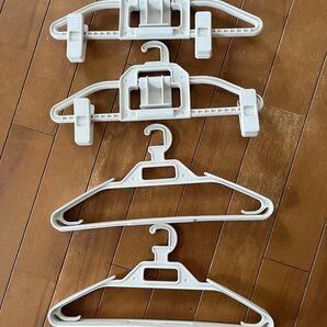 シャープ洗濯乾燥用衣類ハンガー 4個 プラスチック製