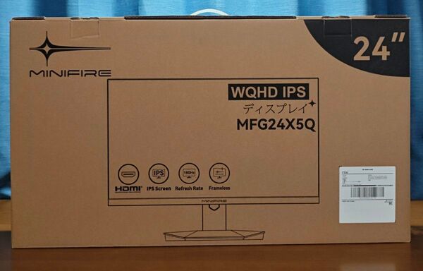 Minifire ゲーミングモニター MFG24X5Q 24インチ WQHD IPS