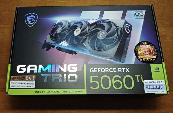 MSI GeForce RTX 5060 Ti 16G GAMING TRIO OC VD9134