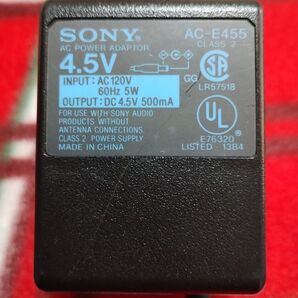 SONY AC-E455 ACアダプター 4.5V 500mA