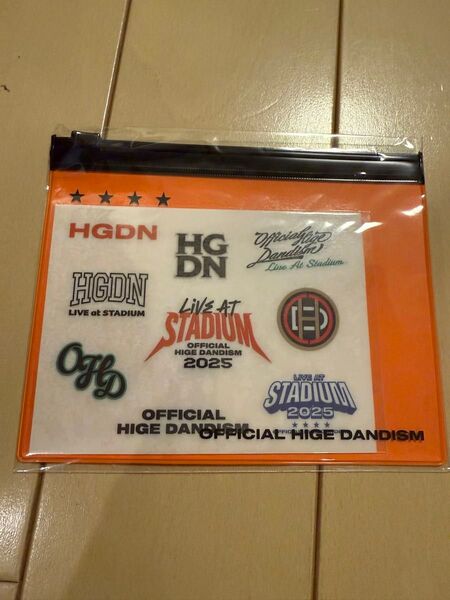 Official髭男dism ヒゲダン 髭ダン LIVE at STADIUM ボディシール 新品未開封