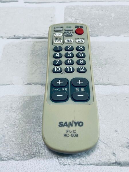SANYO サンヨー テレビ リモコン (tv3248)
