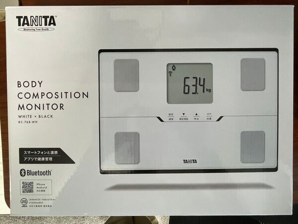 【新品未使用】TANITA 体組成計 BC-768-WH ホワイト×ブラック タニタ 体重計 体組成計