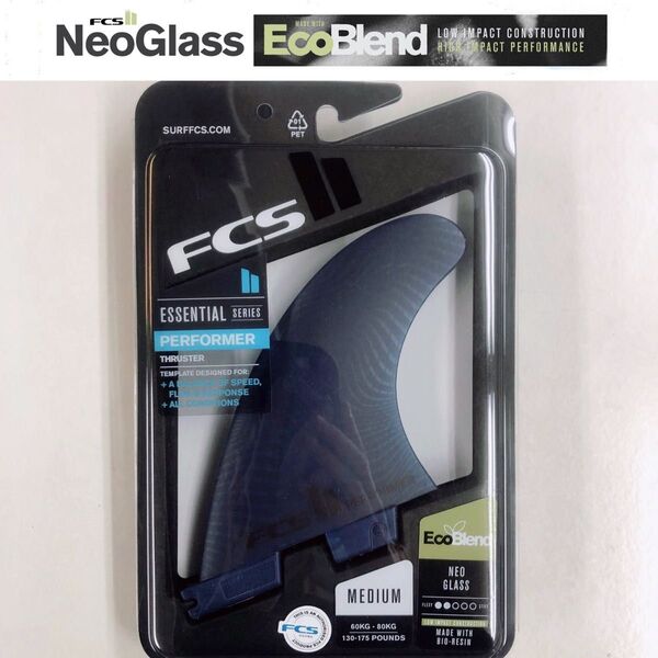 FCS2 FCS ネオグラス エコ パフォーマー fin fcsII Mサイズ performer eco neoglassフィン