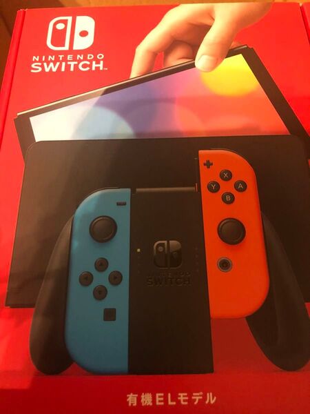Nintendo Switch(有機ELモデル) Joy-Con(L) ネオンブルー/(R) ネオンレッド 新品未開封 値引きなし