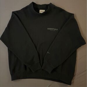 ESSENTIALS ブラック スウェット XL