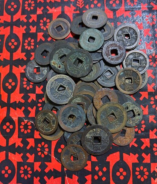 江戸時代古銭 寛永通宝 穴銭 古銭 まとめて 骨董 アンティーク コレクション