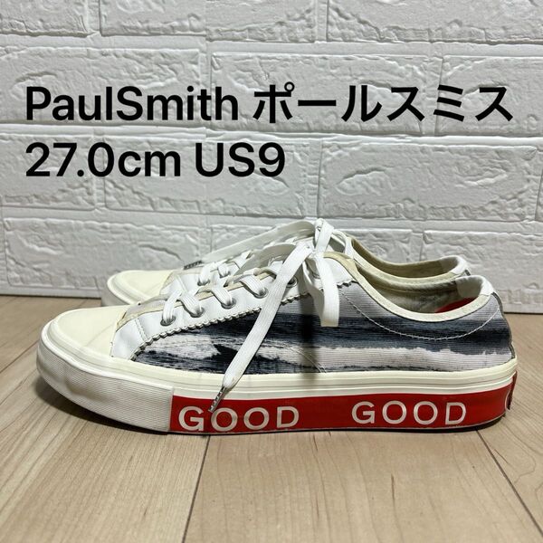 PaulSmith ポールスミス 27.0cm US9 スニーカー ローカット