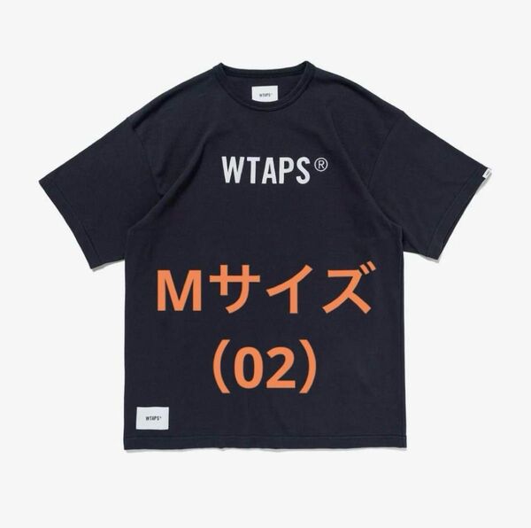 ダブルタップス wtaps アップリケ Tシャツ M 02 ネイビー