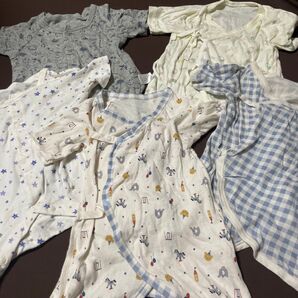 ベビー服 ロンパース 5枚セット まとめ売り 50-60