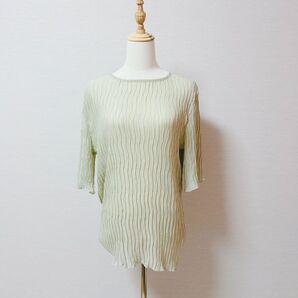 AUNT MARIES シフォントップス Fサイズ ベージュ