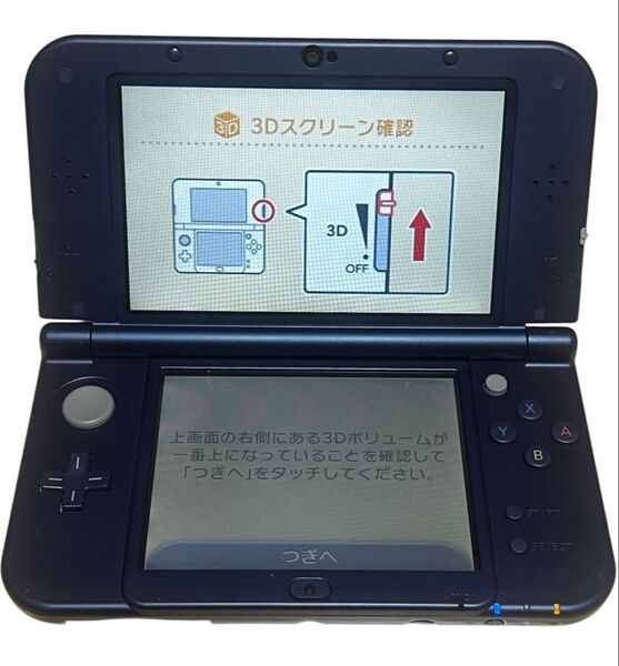New ニンテンドー3DS LL メタリックブルー 本体 動作確認/初期化済み