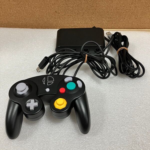 スマブラゲームキューブコントローラー&アダプタセット