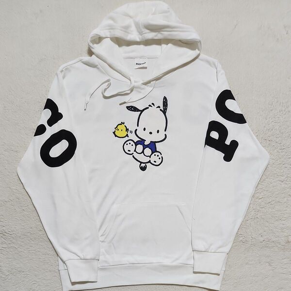 【POCHACCO】ユニセックス 大きいパーカー ホワイト 3L