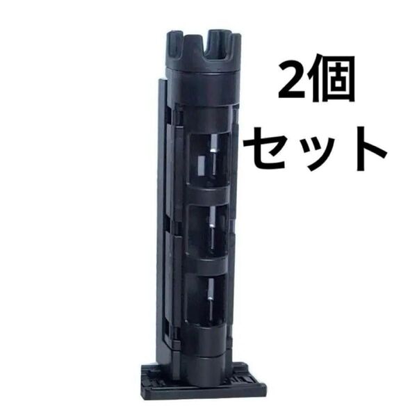 黒 ロッドホルダー ロッドスタンド バケットマウス 釣りメイホウ