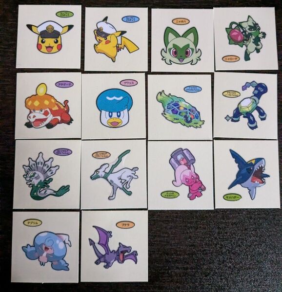 ポケモンパン デコキャラシール 209弾 14枚セット