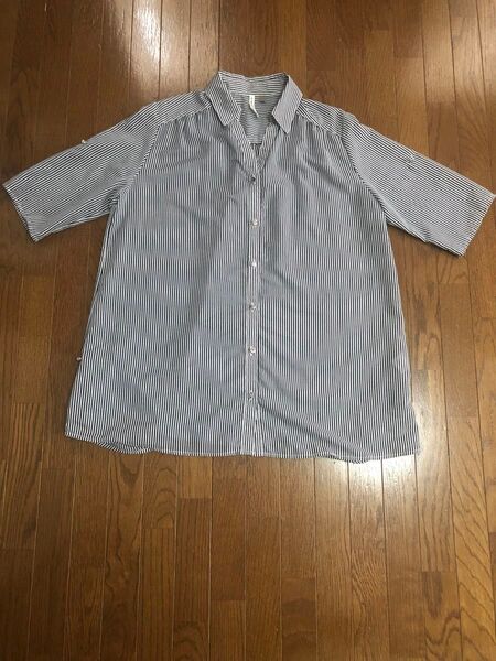 HK WORKS LONDON シャツ 袖 裾 ロールアップボタンあり