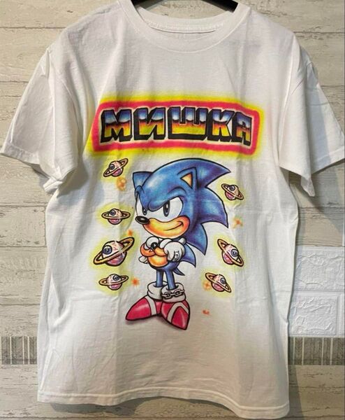 ミシカ MISHKA ソニック SONIC 半袖 Tシャツ 古着 Lサイズ