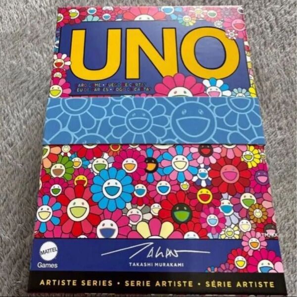 【新品・未開封・未使用】UNO(ウノ) 村上隆 カードゲーム 限定品 多言語
