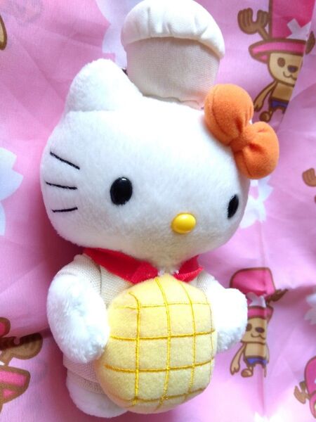 Sanrio キティ メロンパン チェーン ぬいぐるみマスコット