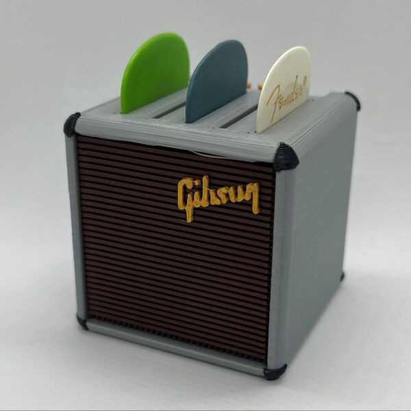 ピックホルダー ケース Gibson ギブソン アンプ ギター ベース グレー インテリア
