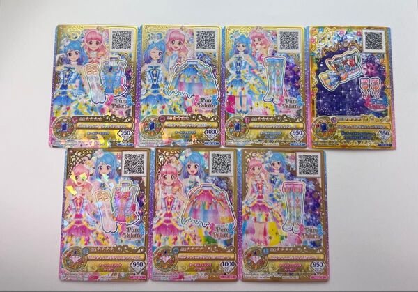 アイカツ ピュアシャイニングダイヤモンドコーデ ピュアシャイニングサファイアコーデ 友希あいね 湊みお アイカツフレンズ