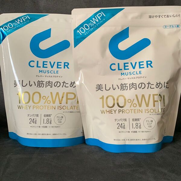 クレバー マッスルプロテイン ヨーグルト味 300g×2袋 クレバー