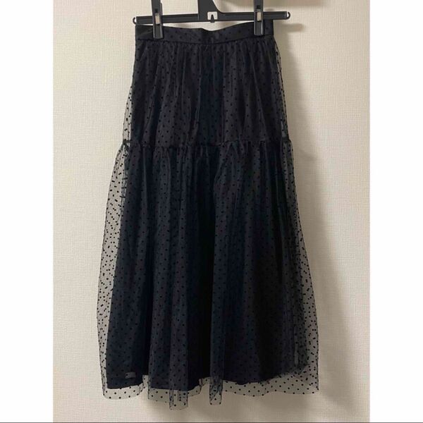 H&M ミディ チュールスカート