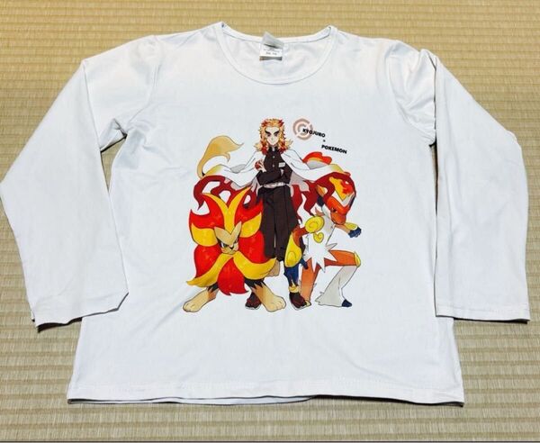 鬼滅の刃×ポケモンコラボ 火 炎タイプ煉獄 輸入品 130サイズ 希少柄