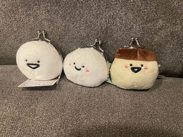 お文具といっしょがま口 プリンさん お文具 3個セット