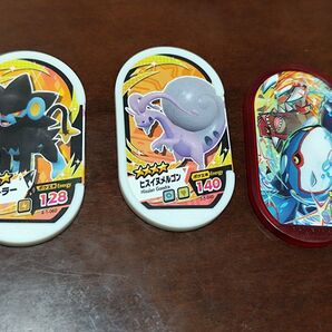 ポケモンメザスタ タグ 3枚セット レントラー ヒスイヌメルゴン カイオーガ