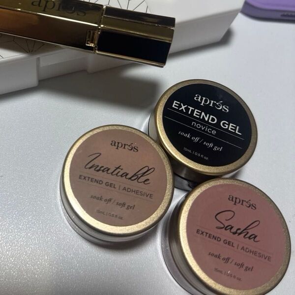 【値下げしました】apres アプレ チップジェル ベースジェル カラージェル extend gel