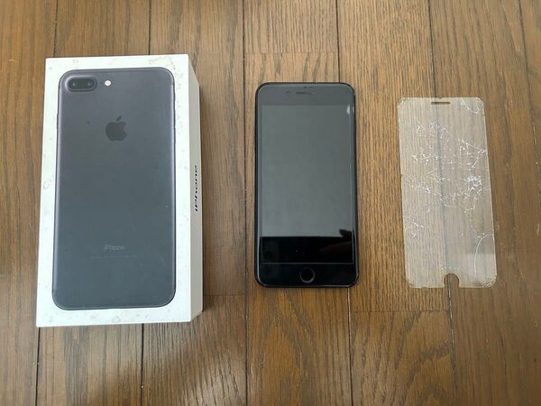iPhone7Plus 128GB SIMフリー BLACK ジャンク その他付属品及び箱