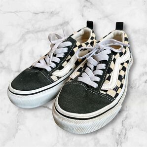 VANS オールドスクール チェッカー スニーカー19センチ
