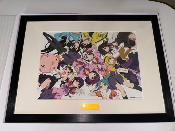 エムアイカードノベルティ 全員 キャラファイングラフ(複製原画) 物語シリーズ 複製原画
