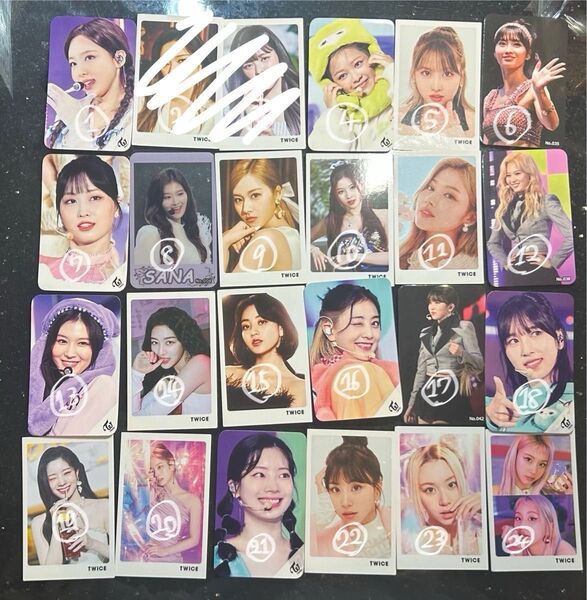 twice トレカ まとめ売り バラ売り