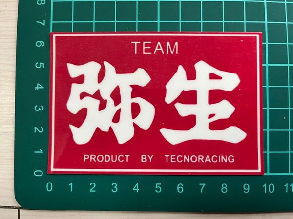 TEAM弥生・ステッカー・Big ラミネートUV加工済耐光性OK!