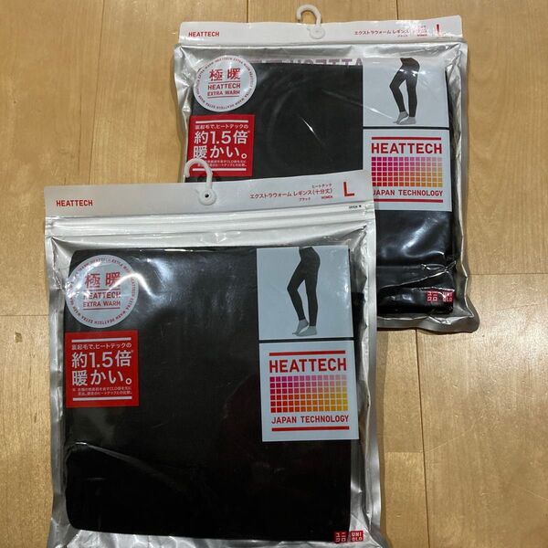 新品未使用 ユニクロ ヒートテック エクストラウォーム レギンス 極暖 レディースL タイツ ブラック UNIQLO