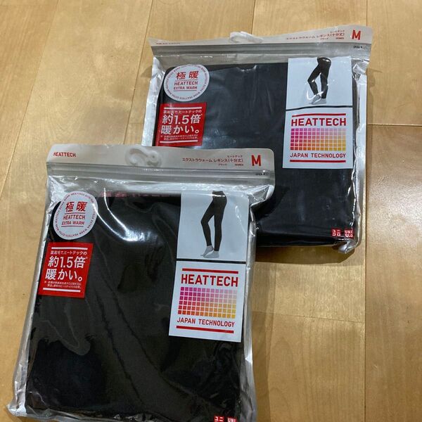 新品未使用 ユニクロ ヒートテック エクストラウォーム レギンス 極暖 レディース M タイツ ブラック UNIQLO