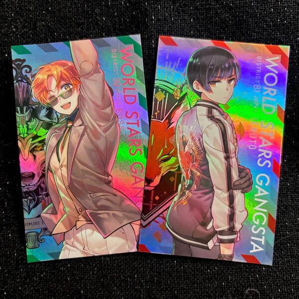 ヘタリア 日本 イタリア World★Stars Gangsta 1巻特典 メタリックカード 2枚セット
