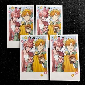 にじさんじ 赤城ウェン 宇佐美リト おでかけOriens おでかけオリエンス ランダムチェキ風カード 4枚セット