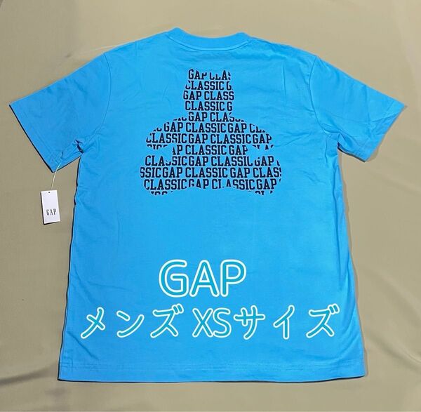 ☆週末セール☆GAP ポケットグラフィックTシャツ メンズ XSサイズ 水色 ブラナンベア【新品・未使用】ユニセックス