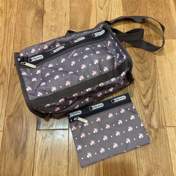 レスポートサック ショルダーバッグデラエブ タコ ドット 軽量 旅行 LeSportsac ナイロン レスポ