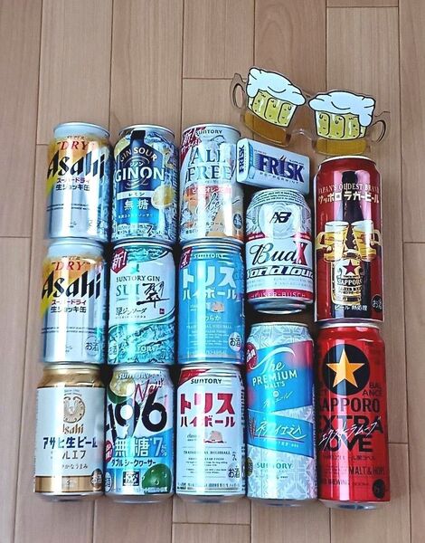 ビール 詰め合わせ (13本+1本) おまけ付 アサヒ サッポロ サントリー 発泡酒 他
